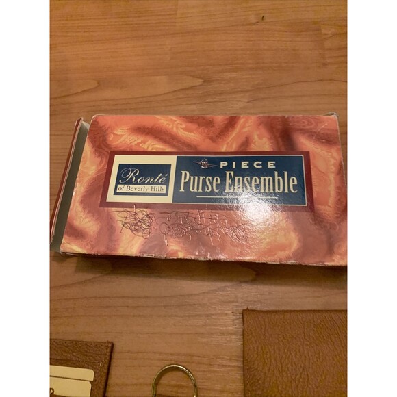 Ronte' Of Beverly Hills 5 Piece Ensemble Set Clutch Coin Purse Multi-Color - Picture 2 of 11